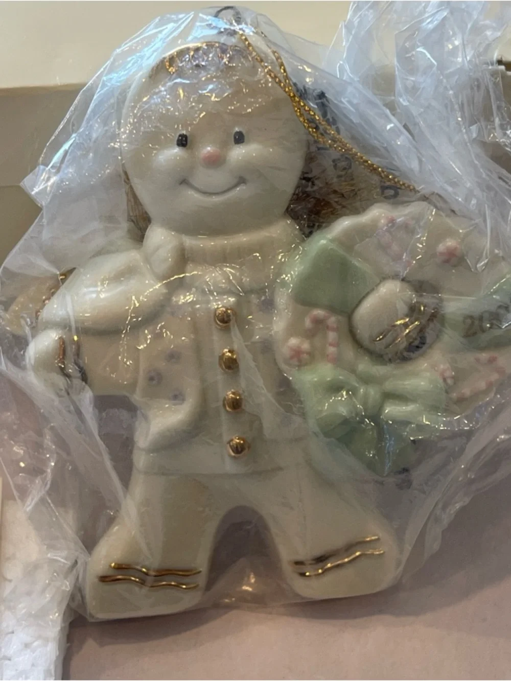 2002 Lennox Ornament w/Box GINGERBREAD CHRISTMAS CHURCH SALE